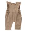 thumbnail image 1 of Toddler Girls Rompers Summer Ruffles Sleeveless Solid Tiered Swing Jumpsuits Onesie Outfit Khaki Infant Boy Clothes, 1 of 4