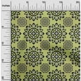 thumbnail image 2 of oneOone Cotton Flex Light Green Fabric Asian Block Mandala Sewing Craft Projects Fabric Prints By Yard 40 Inch Wide, 2 of 4