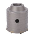 thumbnail image 1 of Broca de sierra perforadora, broca de perforación de carburo de 60 mm Escariador de perforación de tubería de perforación hueca para ladrillos de hormigón de piedra de pared, 1 of 8