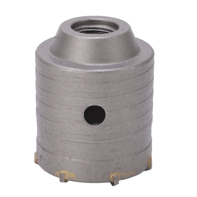 Broca de sierra perforadora, broca de perforación de carburo de 60 mm Escariador de perforación de tubería de perforación hueca para ladrillos de hormigón de piedra de pared