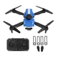 thumbnail image 4 of Dron plástico 4k cámara doble de alta definición posicionamiento de Flujo óptico para evitar obstáculos drones más de 14 baterías dobles azules, 4 of 10