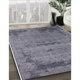 thumbnail image 2 of Ahgly Company Indoor Round Mid-Century Modern Purple Navy Blue Oriental Area Rugs, 7' Round, 2 of 6