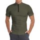 thumbnail image 1 of Gibobby Playera Polo Hombre Playeras Tipo Polo para Hombre Moda Camiseta Casual(Verdemilitary,XG), 1 of 4