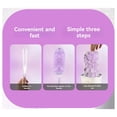 thumbnail image 3 of White Peach Scent Electrostatic Duster Electrostatic Adsorption Multi-Function Dust Duster Household Cleaning B, 3 of 6