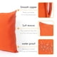 thumbnail image 5 of 2 Piezas Fundas de Almohada Impermeables Al Aire Libre CojíN para Silla JardíN Resistente Agua DecoracióN Sofá 18X18 Pulgadas, 5 of 5