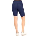 thumbnail image 3 of Women's Stretch Side Pockets Soft Active Running Biker Shorts, 3 of 5