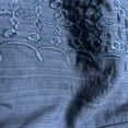 thumbnail image 6 of Embroidered Linen Shirts Boho Tops Floral Shirt 3/4 Sleeve Boho Blouse Bohemian Tops Dressy Casual Bohemian Shirts Cute Dressy Clothing Cotton Linen Shirts Casual Vacation Top Navy 3XL, 6 of 7