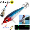 thumbnail image 3 of Señuelo 83 Mm Luminoso Calamar Lámpara Pesca Gancho Doble Pez Se Pase Que Atrae A Pescado Realista para Dulce Salada, 3 of 9