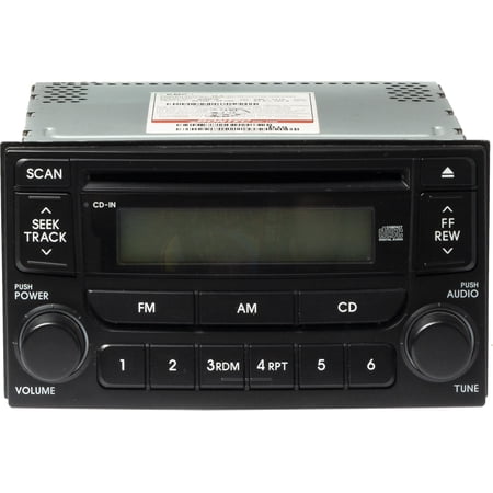 Restored 2004-2006 Kia Spectra AM FM Radio Single Disc CD Player 96151-2F100 (Refurbished)