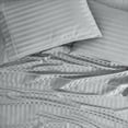thumbnail image 5 of Wamsutta 1846 650 Thread Count Gray Flannel Stripe Egyptian Giza Cotton Sateen Pillow Cases, Queen (2 Count), 5 of 6