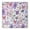 Purple Gothic Cat, variant on Purple Gothic Bat Pattern Square Fitted Tablecloth with Elastic Edge,Square Table Cover,Washable Elastic Table Cover for Home Kitchen Party Decor 34"x34"
