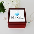 thumbnail image 4 of CafePress - I Love Gigi - Keepsake Box, Finished Hardwood Jewelry Box, Velvet Lined Memento Box, 4 of 5