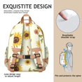 thumbnail image 4 of Butterfly Floral Toddler Backpack Spacious Adjustable Shoulder Straps Chest Buckle Water-resistant Lightweight School Backpack, 4 of 4