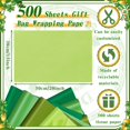 thumbnail image 3 of Papel de Seda Verde Navideño Qilery 500 Hojas 38x50 cm, 3 of 8