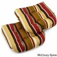 thumbnail image 3 of Blazing Needles  19-inch All-Weather Chair Cushion (Set of 2) - 19" x 19" Rolling Mead-Veranda Cosmo, 3 of 5