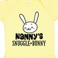 thumbnail image 4 of Inktastic Nanny Bunny Rabbit Grandchild Boys or Girls Baby Bodysuit, 4 of 5