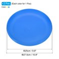 thumbnail image 2 of Unique Bargains Flying Disc 10.8 Inch 175 Gram, Sport Disk Training Disk for Backyard Lawn Beach, Fluorescent Green Blue, 2 Pack, 2 of 6
