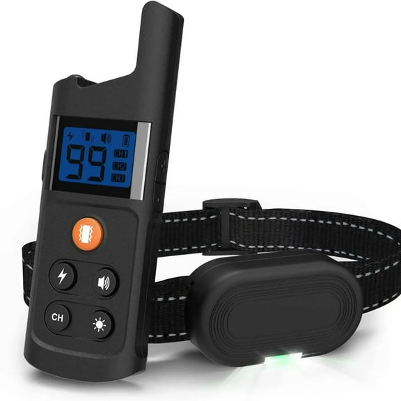 Dog Shock Collar Waterproof for Dogs with Rechargeable Remote Beep Vibration Shock Vibration