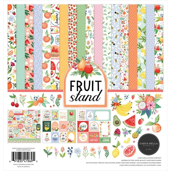 Carta Bella Collection Kit 12"x12" - Fruit Stand
