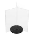 thumbnail image 3 of 1Pack Menu Holder Desktop Display Stand Transparent Acrylic for Business Owners in Malls, 3 of 9