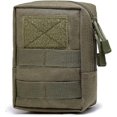 thumbnail image 1 of Tactical Waist Pack-Green, Molle Small Bag, Waterproof Waist Pack Pouch for Camping Hiking Hunting, 1 of 5