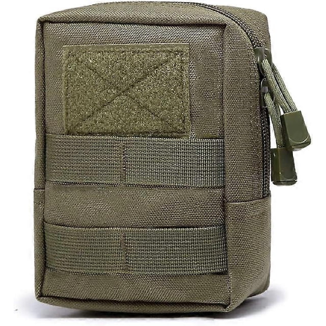 Tactical Waist Pack-Green, Molle Small Bag, Waterproof Waist Pack Pouch for Camping Hiking Hunting