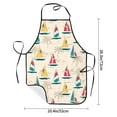 thumbnail image 2 of Disketp Reto Marine Nautical Kitchen Apron with adjustable Aprons for Women with Pockets Cooking Powder Pink Apron, 2 of 7