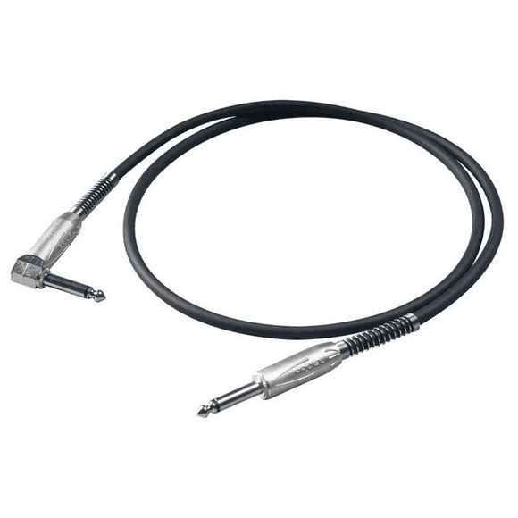 Cable Guitarra Proel BULK120LU3 Angulo 3 Metros