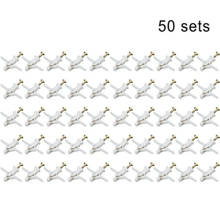 

50 Sets Of Expansion Screw Set Special Screw Expansion Plug For Gypsum Board Aircraft Type