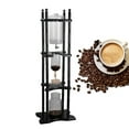 thumbnail image 6 of Miumaeov Ice Drip Cold Brew Coffee Maker with Slow Drip Ice Chilling Coffee Tower Large Capacity 25 Cups (100oz) with Handmade Glass Brown Pine Wood Frame, 6 of 15