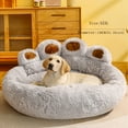 thumbnail image 3 of DABEI Soft Long Plush Cat kennel dog kennel winter warm pet bed Cat Bed Cat Mat Animals Sleeping Sofa, 3 of 46