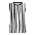 thumbnail image 3 of Pounoo Womens Tank Tops Floral Print Sleeveless Crew Neck Loose Fit Breathable Stretchy Pullovers Casual Daily Blouses Vacation Style Gift, 3 of 6
