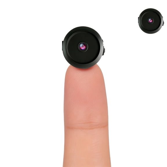Magnetic Mount Security Camera, 4K Mini WiFi Cam with Night Vision, Motion Alerts, Wireless Design for Indoor Home Surveillance