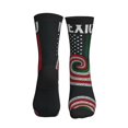 thumbnail image 2 of Athletic Socks Mexican America Flag Art Sport Running Calf Socks Crew Socks for Men Women, 2 of 7