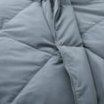 thumbnail image 7 of Peace Nest 360 Thread Count Lightweight White Goose Down Fiber and Feather Comforter, Dark Gray, King, 7 of 7