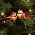 thumbnail image 3 of Northlight 12ct Red and Yellow Bird Christmas Ornaments 5.25", 3 of 3