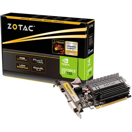 UPC: 0816264015359 | ZOTAC ZT-71115-20L GeForce GT 730 Graphics Card 4 GB