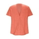thumbnail image 5 of Conjuntos de maestra/o,Blusa de lentejuelas para mujer, manga corta, cuello en V, poliéster, informal, holgada, para uso diario, sopatenor, 5 of 8