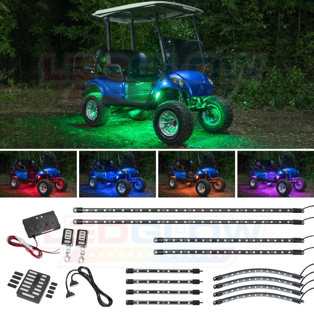 LEDGlow 12pc Million Color SMD LED Golf Cart Underbody Underglow