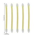 thumbnail image 3 of Pack of 5 Vibration Dampener Silicone Long Silicone Tennis Racket Protective Shape Hook Tennis Rackets Portable Shock Absorber Sporting Equipment Accessories Yellow, 3 of 7