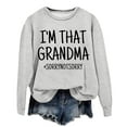 thumbnail image 4 of Funny Grandma Life Shirt Women Crewneck Pullover Tops Casual Long Sleeve Crew Neck Mom Sweatshirts, 4 of 4