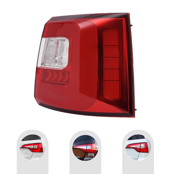 LED Tail Light Assembly for Kia Sorento 2013 2014 2015 Right Passenger Side Rear Outer Tail Light Brake Light Stop Lamp Replacement Red Lens 92402-2P500 (Right Passenger Side)