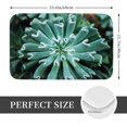 thumbnail image 2 of Gukieu Teal Cactus Print Dust-proof Floor Mats, Water-absorbent and Non-slip Flannel Door Mats 16x24in, Home Decoration Suitable for Kitchen, Bathroom, Garage, 2 of 7