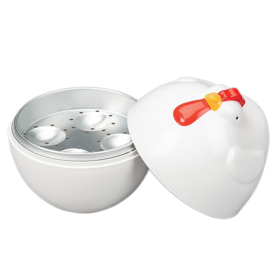 White  Rooster Microwave Egg Cooker by Chef's Pride
