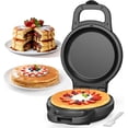 thumbnail image 1 of Flip Pancake Maker, Electric Pancake Maker Machine, 6.5 Inch Nonstick Ceramic Crepe Pan for Pancakes, Omelette, Crepe & Quesadilla, Frittata Pan, Fluffy Pancake Griddle, Graphite, 1 of 8