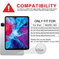 thumbnail image 2 of iPad Pro 12.9 inch Case with Keyboard Compatible for iPad 12.9-inch 2022/2021/2020 (6th/5th/4th Gen) with Pencil Holder,Smart Folio Tablet Cover with 7 Color Backlit Detachable Wireless Keyboard(Pink), 2 of 11