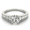 thumbnail image 2 of 14k Gold Antique Tapered Shank Diamond Engmt Ring 1 3/8 cttw SZ 4.5, 2 of 2