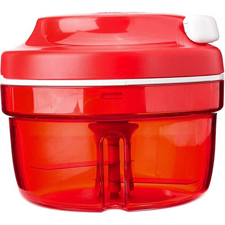 Tupperware Turbo Chef Herb Smart Chopper 730ml / 24.6 OZ (Red)