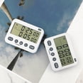 thumbnail image 3 of Temporiza digital dual soporte Cronómetro Reloj desperta electróco para cocina Yoga Tarea ños mayores perfecl Temporizador digital doble, 3 of 8