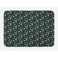 thumbnail image 1 of Universe Bath Mat, Solar System Print of Various Planets Galaxy Scientific Details, Plush Bathroom Decor Mat with Non Slip Backing, 29.5" X 17.5", Dark Teal and Multicolor, by Ambesonne, 1 of 2
